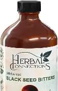 Organic Black Seed Bitters with Maca and Honey - Infused with 20+ Herbs and Roots - Vegan and Gluten-Free 16 Ounces