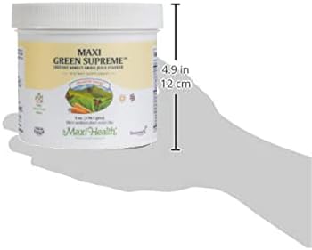 Maxi Health Green Supreme - Barley Grass - Concentrate - 6 Ounces Instant Juice Powder - Kosher