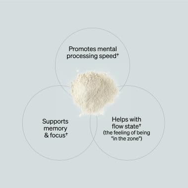 ONNIT Alpha Brain Instant Cognitive Support Drink Mix Nootropic Supplement for Focus Memory and Clarity Peach Flavor 0.13 oz Packets 30 Count