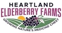 Heartland Organic Elderberry Syrup - Cold Pressed Elderberry Juice Zero Water Added - Immune Support for Kids &amp Adults - Made with Raw Honey Ginger Cinnamon &amp Star Anise - 26 fl oz (750 ml)