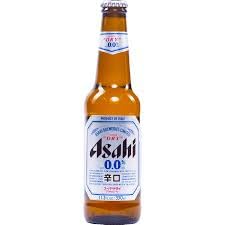 Asahi Super Dry 0.0 Non Alcoholic (Pack of 6) 11.2oz Bottles 330 ML Zero Alcohol Beer Premium Japanese Beer Beverage