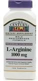 21St Century L-Arginine Maximum Strength 100 Tablets (Pack Of 2)