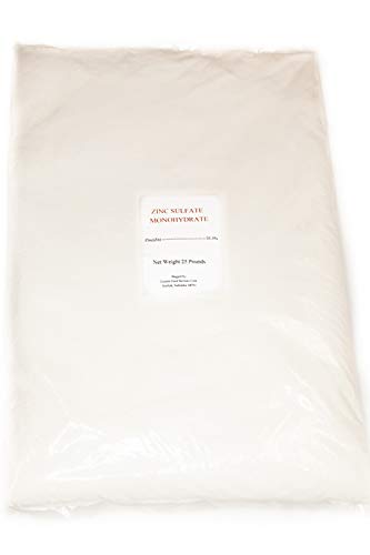Earthworks Health Zinc Sulfate Monohydrate 25lb Bag