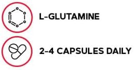GNC Pro Performance L-Glutamine 1500mg Amino Acid Supplement Supports Muscle Recovery &amp Function Fuels Immune System Plays Key Role in Protein Synthesis Unflavored Gluten Free 180 Capsules