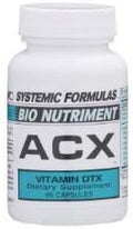 Repellerking Systemic Formulas Bio Nutriment ACX Vitamin DTX 60 Capsules