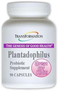 Transformation The Genesis of Good Health Enzymes Plantadophilus Natural Plant-Based Probiotics Supplement Practitioner Recommended Non-GMO for Digestive Health Immune Support Gut Balance 90