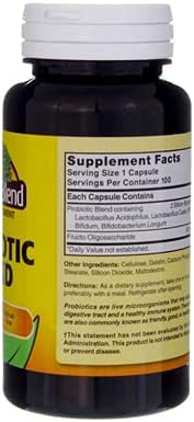 Nature's Blend Probiotic Blend 100 Capsules (Pack of 4)