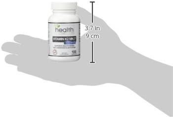 Health As It Ought To Be Vitamin K2 MK-7 150 mcg Supplement – Supports Bone and Cardiovascular Health – Soy-Free Works with Vitamin D3 – 100 Capsules