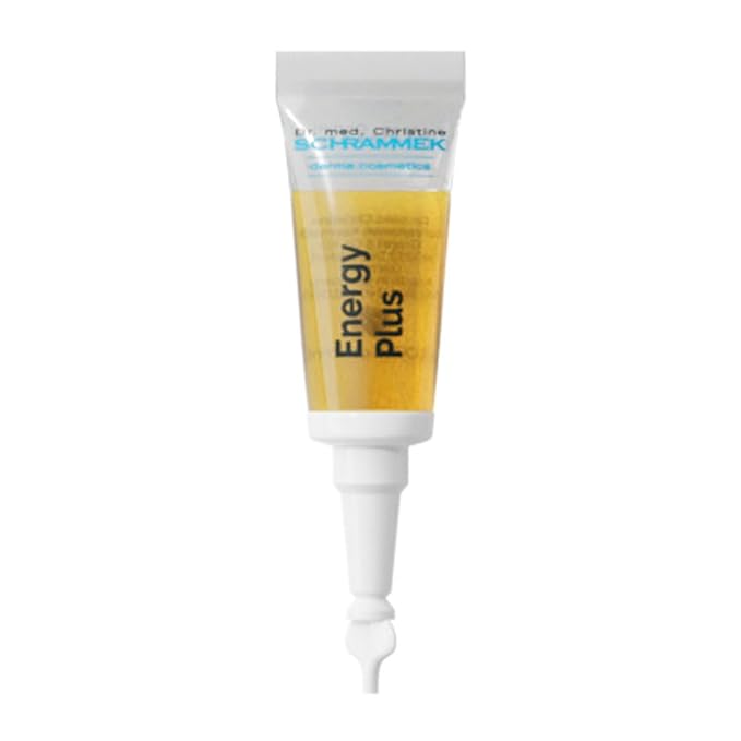 Energy Plus Ampoules (7 x 0.07 fl oz) – Energizing and Protective Skincare – Q10 and Vitamins E C B5 – Shields Against Blue Light – Revitalizes Tired Skin – Dr. Schrammek