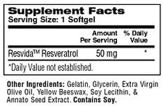 MDR Ultra Pure Resveratrol (60 ct) Capsules