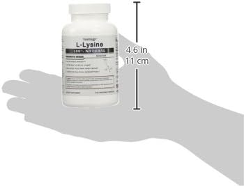 Superior Labs L-Lysine 500 mg Capsules Pure Non-GMO Third-Party Tested No Fillers Gluten Free Supports Immune System Promotes Calcium Absorption 120 Caps
