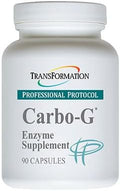 TRANSFORMATION THE GENESIS OF GOOD HEALTH Enzymes Carbo-G High Potency Enzyme Blend Formula Supplement with Probiotics &amp Herbs for Carbohydrate Breakdown Nutrient Absorption 90 Capsules