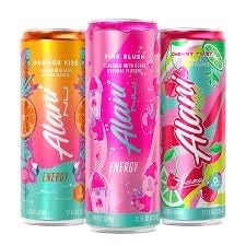 Alani Energy Drink Sugar Free - Variety Pack - Summer Splash Edition 6 Cans Per Flavor 12 FL Oz Per Can 3 Flavors: Orange Kiss Cherry Twist Pink Slush (18 Count)