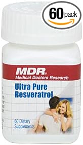 MDR Ultra Pure Resveratrol (60 ct) Capsules