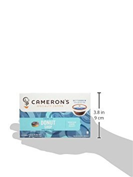 Cameron's Coffee Donut Shop Blend Single Serve Pods 12 Count 4.33 Ounce (Pack of 6)