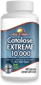 Rise-N-Shine Catalase Extreme Supplement 10000 with Saw Palmetto Biotin Fo-Ti PABA - Hair Supplements for Strong Hair - 1440 Capsules - Pack of 24 (24-Month Supply)