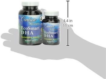 Carlson Labs Ecosmart DHA 500 Mg Mineral Supplement Softgels 80 Count