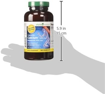 Vegetarian Calcium with Magnesium Capsules 180 Count