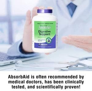 AbsorbAid Digestive Enzymes 240 vCaps Proven to Increase Vital Nutrient Absorption by up to 71%