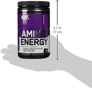 Optimum Nutrition Essential Amino Energy Concord Grape - 30 Servings 9.5 oz