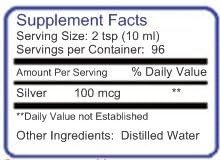 10 ppm 32 oz Colloidal Silver Natural Immune Support Health Supplement
