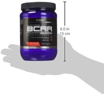 Ultimate Nutrition Flavored BCAA Powder 12000 Post Workout Recovery Drink 3g Leucine 1.5g Valine 1.5g Isoleucine Branch Chain Amino Acids Supplements for Muscle Recovery 30 Servings Fruit Punch