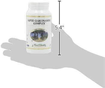 Maxi Health Super Glucosamine Complex – Joint Supplements for Men &amp Women – Glucosamine Sulfate with MSM Bromelain &amp Potassium – Bone Strength Mobility &amp Flexibility Support 180 Capsu