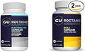 GU Energy Roctane Ultra Endurance Variety Pack Electrolyte Capsules and BCAA Branch Chain Amino Acid with Vitamin B Capsules 2 Bottles (110 Total)