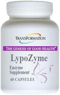 TRANSFORMATION THE GENESIS OF GOOD HEALTH LypoZyme Enzyme Supplement Advance Lipase Enzyme Blend for Healthy Digestion &amp Nutrient Absorption Non-GMO60 Cap
