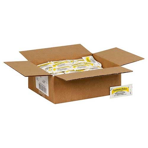 Lemon Juice Packets 4 Gram -- 200 per case