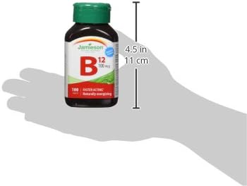 Jamieson B12 100 mcg (METHYLCOBALAMIN) 100 tablets