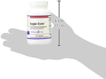 Eagle-Eyes Optimal Vision Health with 500 mg Omega 3 Fish Oil Lutein Zeaxanthin Bilberry Fruit Extract Vitamins A C E Zinc NAC Taurine 90 Tablets