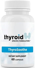 ThyroSoothe - Dr. Formulated Thyroid Support Supplement – Natural Formula for Hyperthyroidism &amp Graves’ Condition – Includes Selenium Vitamin C Lemon Balm for Overall Thyroid Health – 30 Day Sup