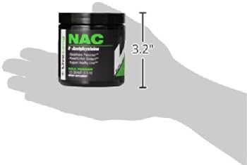Pure N-Acetyl L-Cysteine (NAC) Powder Liver Health and Cellular SupportBulk Supplements NAC for Bodybuilding and General Wellness and Antioxidant Supports Glutathione 3.5 Oz (Packaging May Vary)