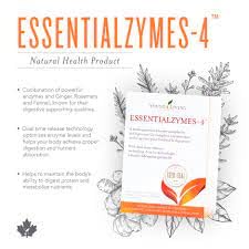 Young Living Essentialzymes-4 | 120 ct | Essential Oils Dietary Supplement | Time-Release Enzyme Capsules | Fiber &amp Protein Digestion | Nutrient Absorption Support