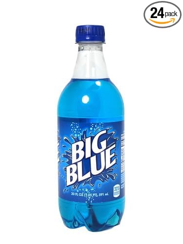 Big Blue Soda 20 oz Bottle 24 Count Pack