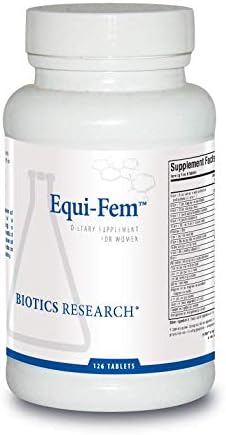 Biotics Research Equi Fem Multi-Vitamin Mineral Supplement for Women High Dose Multi for Pre Menstrual Support Hormonal Support Black Cohosh Dong Quai Digestive Enzyme Support 126 Tablets