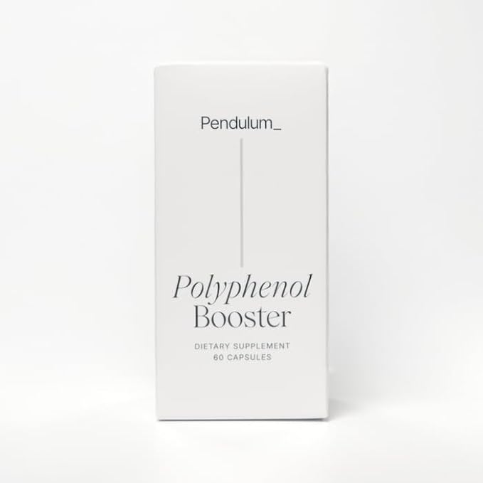 Pendulum Polyphenol Booster Antioxidant from Superfoods Beneficial Plant Compounds for Good Health Helps Boost Akkermansia Muciniphila for Men &amp Women (60 Capsules 1-Pack)