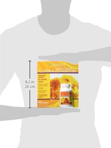 Trunature Vision Softgels Complex Lutein and Zeaxanthin Supplement 140 Count