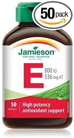 Jamieson Vitamin E 800 IU 50 softgels