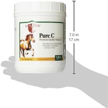Vita Flex Pro Pure C Premium Quality Horse Vitamin C 2 Pounds 128-Day Supply