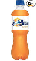 2 Set of 12 Pack - Sunkist Orange Zero (Diet) Soda 20 oz Bottles