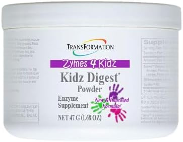 TRANSFORMATION THE GENESIS OF GOOD HEALTH Enzymes Digest Powder Natural Digestive Support for Kids Supports Healthy Digestion &amp Alleviate The Symptoms of Gas Cramping Bloating Easy to Mix 47