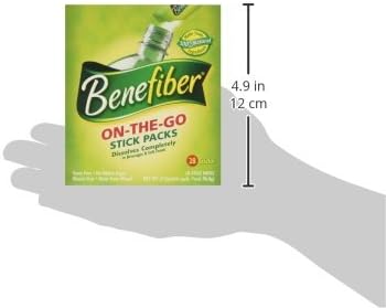 Benefiber Stick Pack Fiber Supplement Taste Free Dissolves Completely 28-4g(0.14oz) 2PACK TOTAL 56 STICKS