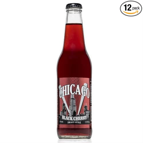 Chicago Draft Style Black Cherry - 12 oz (12 Glass Bottles) 12 Pack