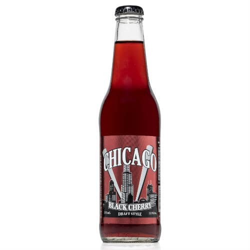 Chicago Draft Style Black Cherry - 12 oz (12 Glass Bottles) 12 Pack
