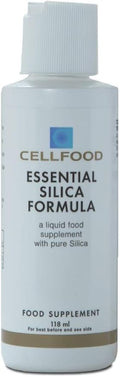 Cellfood Essential Silica Anti-Aging Formula 4 fl oz - Supports Healthy Bones Joints Hair Skin Nails Teeth &amp Gums - Easy to Absorb Liquid - Gluten Free Thiaminase Free Non-GMO - 40-Day Sup