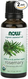 Organic Rosemary Oil 1 OZ by Now Foods (Pack of 2)