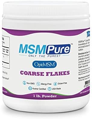 KALA HEALTH MSMPure MSM Coarse Flakes 1lb and MSM Gel with Organic Aloe 8oz Bundle