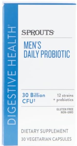 Sprouts Men's Daily Probiotic 30 Billion CFU - 30 Capsules